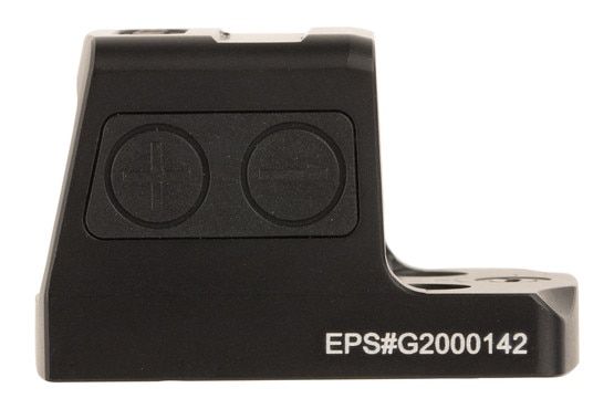 Holosun EPS Enclosed Pistol Sight with Green 2 MOA Dot has 7075-T6 aluminum housing